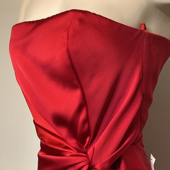 16Arlington strapless dress with feather trim - Picture 3 of 12